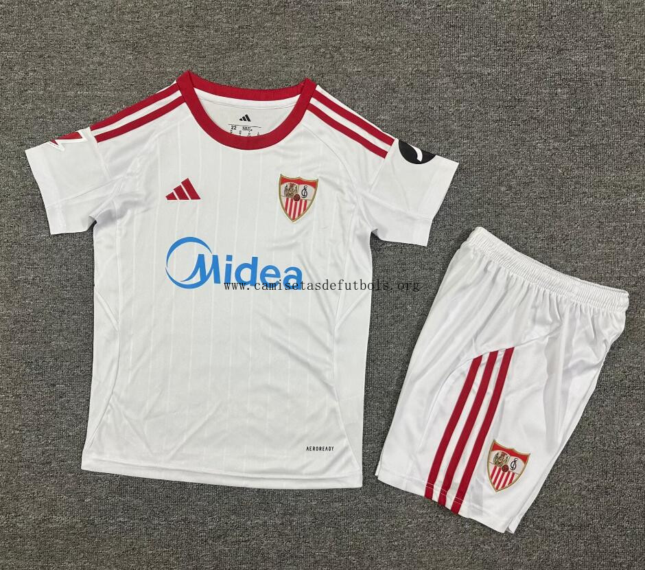 Camiseta Sevilla Fc Primera Equipación 25/26 Niño Oferta tirado
