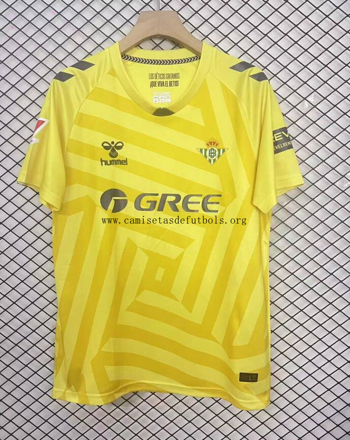 Camiseta Real Betis Portero 25/26 Amarillo ¡¡Vaya descuento, activa!