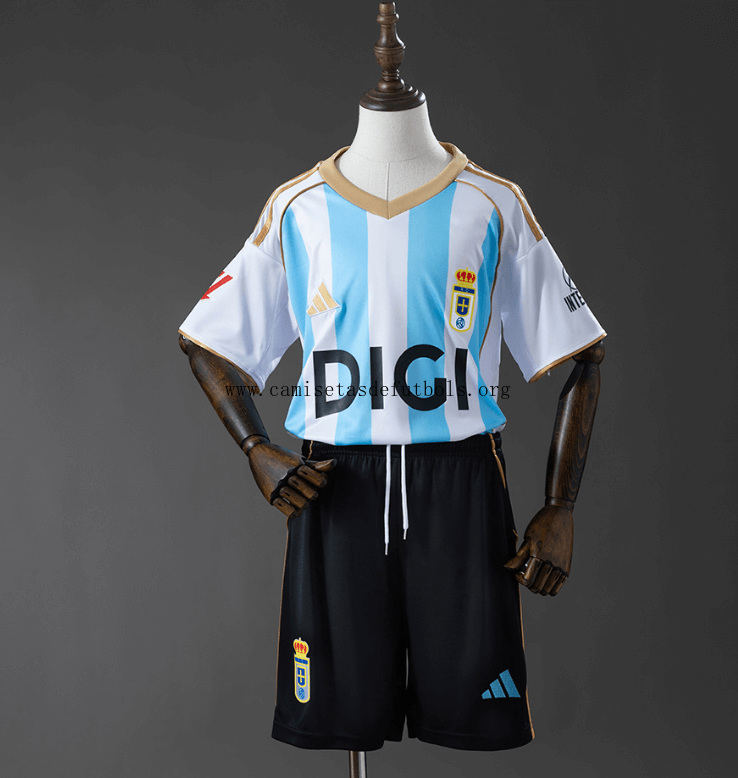 Camiseta Real Oviedo 3ª Equipación 25/26 Niño Chollo demencial