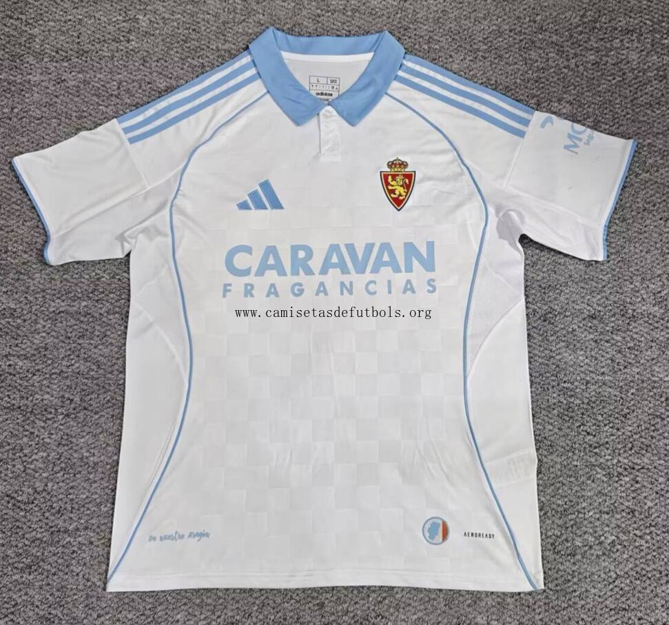 Camiseta Real Zaragoza 1ª Equipación 25/26 Bicoca excelente en todo el mercado