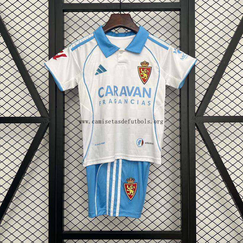 Camiseta Real Zaragoza 1ª Equipación 25/26 Niño Consigue este preciaco formidable