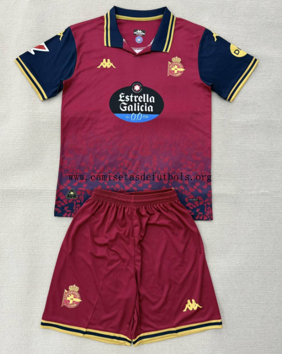 Camiseta Deportivo De La Coruña 2ª Equipación 25/26 Niño ¡¡Qué demencial chollazo sin intermediarios!