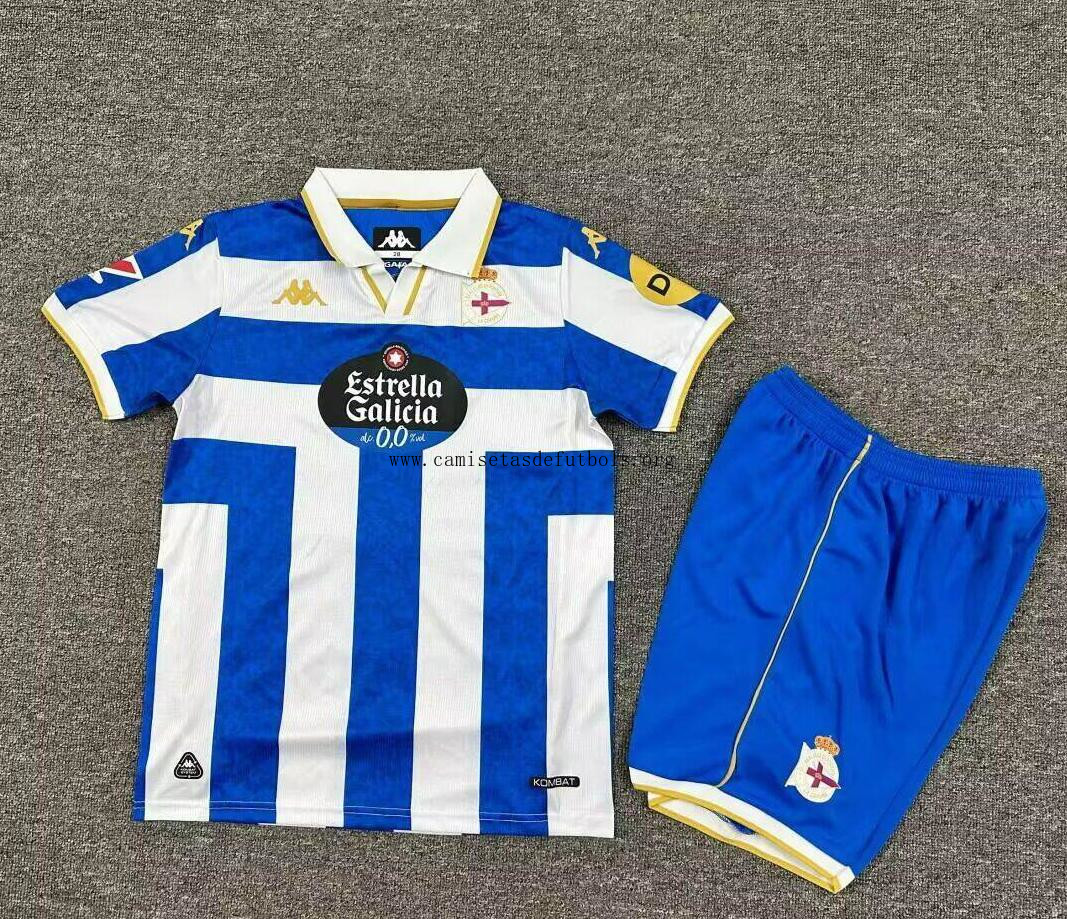 Camiseta Deportivo De La Coruña 1ª Equipación 25/26 Niño ¡¡Cómo asequible descuento hasta fin de existencias!