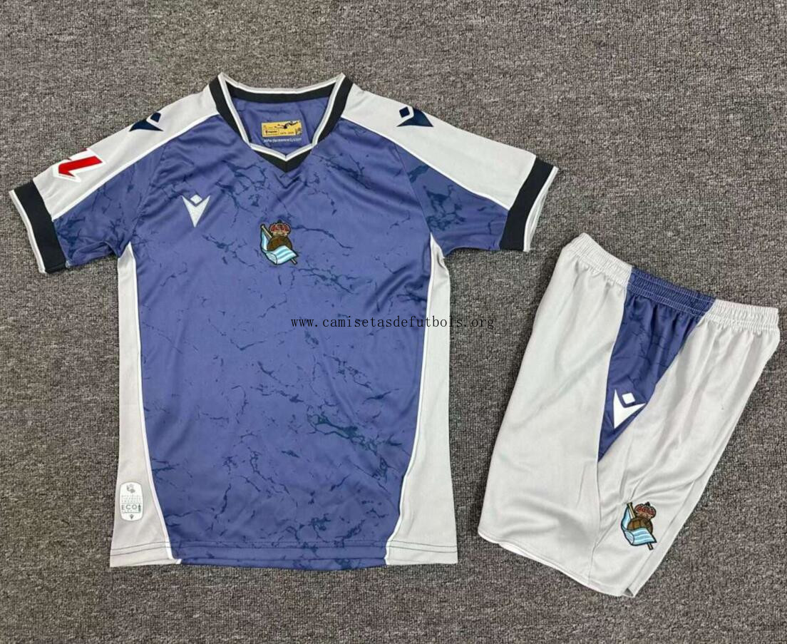 Camiseta Real Sociedad 2ª Equipación 25/26 Niño ¡¡Menudo/a rebajado descuento sin intermediarios!