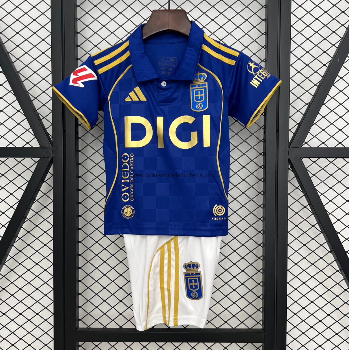 Camiseta Real Oviedo Primera Equipación 25/26 Niño Date prisa sin competencia