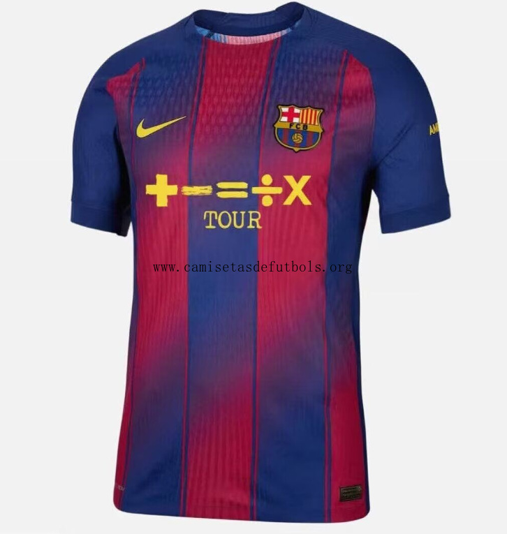 Camiseta Barcelona 25/26 Festival de música Authentic Oportunidad espectacular
