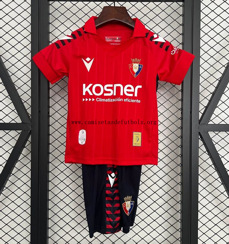 Camiseta Club Atletico Osasuna 1ª Equipación 25/26 Niño Reserva este rebaja extraordinario