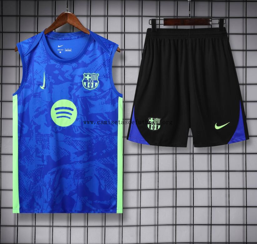 Conjunto Sin Mangas Barcelona Pre-Match 25/2026 + Pantalones Cortos Ahorro fantástico de fábrica