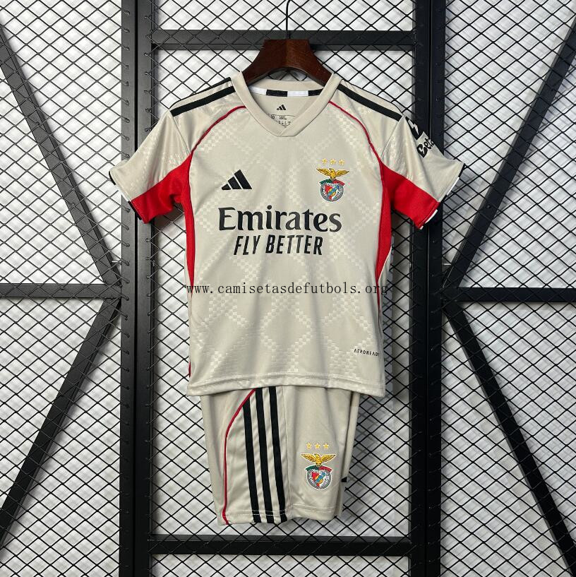 Camiseta Benfica Fc 3ª Equipación 25/26 Niño Ridículo preciaco, paga menos de colección