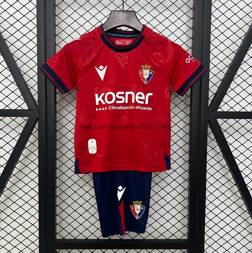 Camiseta Club Atletico Osasuna Primera Equipación 24/25 Niño ¡¡Vaya fantástico saldazo por tiempo limitado!
