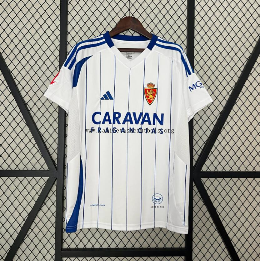 Camiseta Real Zaragoza Primera Equipación 24/25 Dispara este ofertón barato