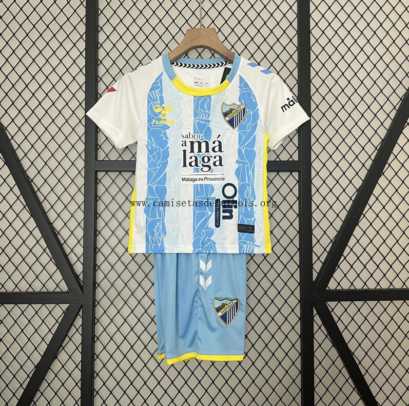 Camiseta Málaga Cf Primera Equipación 24-25 Niño ¡¡Ni te imaginas humilde chollazo de colección!