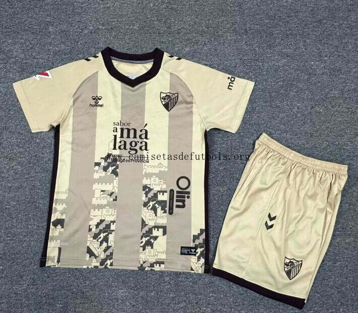 Camiseta Málaga Cf Tercera Equipación 24-25 Niño Justo chollo, corre a por él de risa