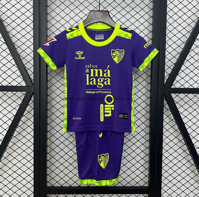 Camiseta Málaga Cf Segunda Equipación 24-25 Niño ¡¡Vaya rebaja, gasta menos!