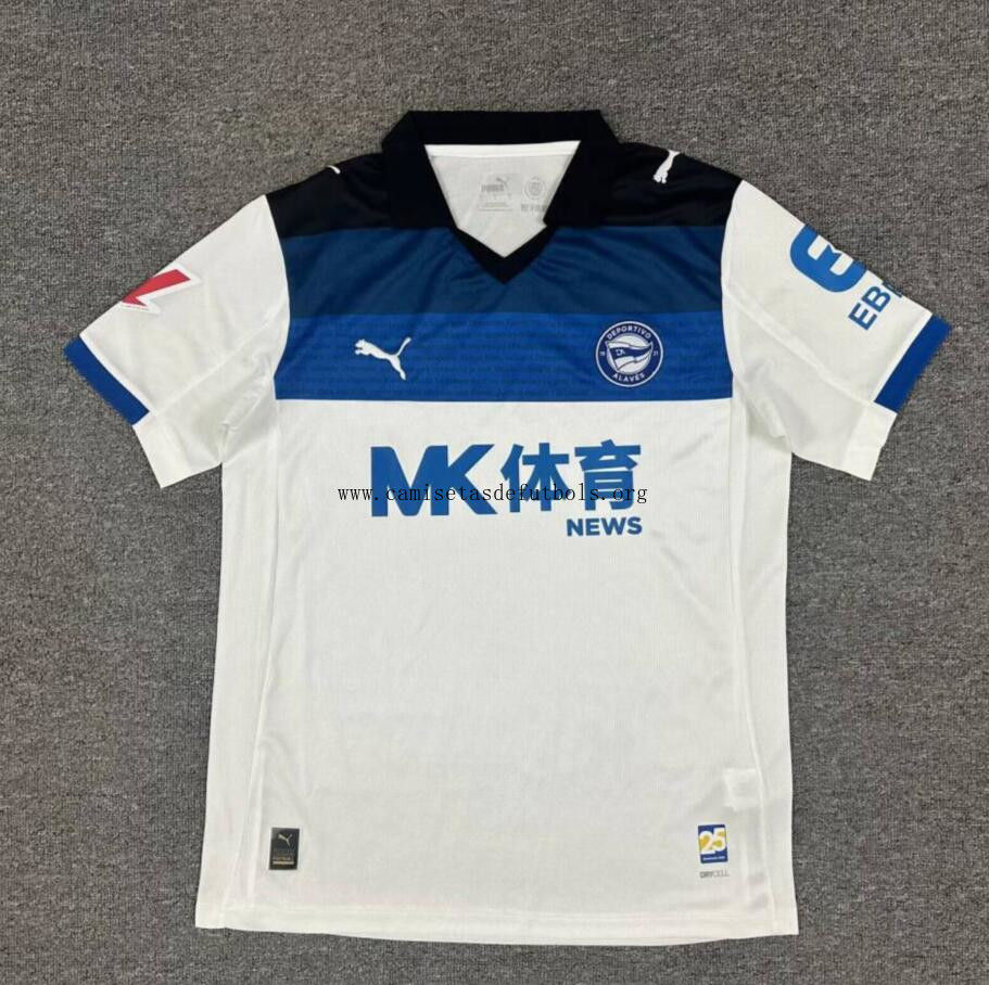 Camiseta Deportivo Alavés Segunda Equipación 25/26 Oportunidad amigo de la temporada