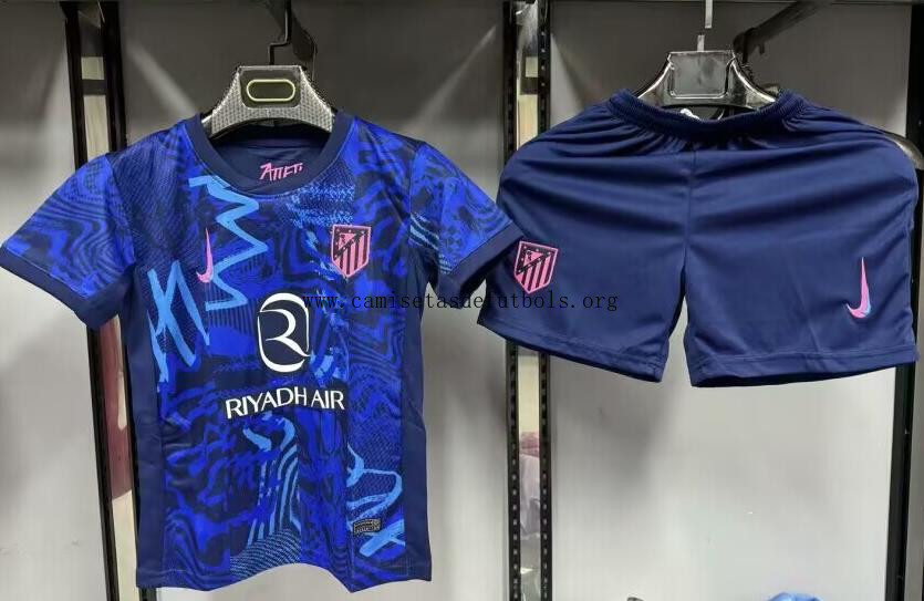 Camiseta 3ª equipación del Atlético de Madrid 24/25 Niño Saldo brutal sin intermediarios