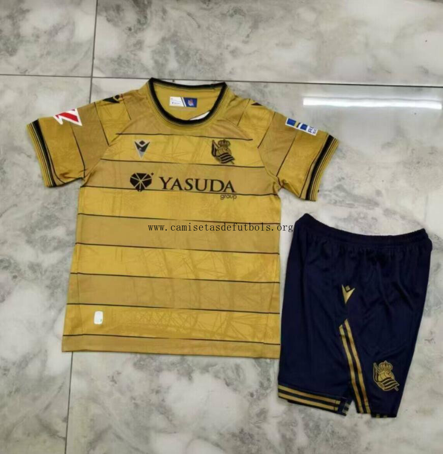 Camiseta Real Sociedad 2ª Equipación 24/25 Niño Liquidación bestial