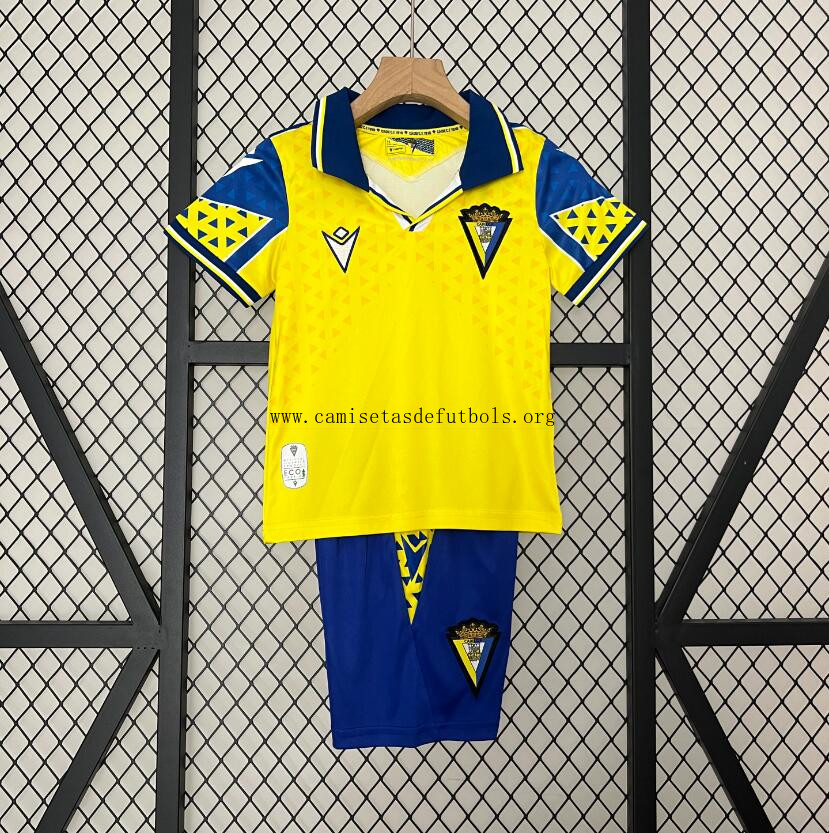 Camiseta Cadiz CF 1ª Equipación 24/25 Niño Descuentazo asequible como nunca