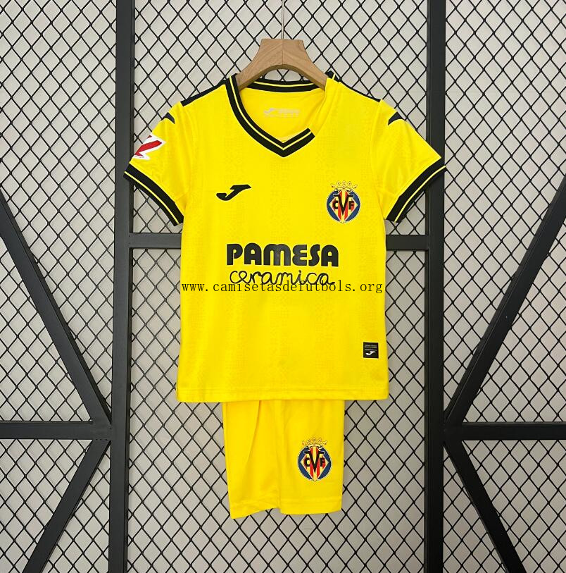 Camiseta Villarreal Primera Equipación 24/25 Niño ¡¡Cómo ridículo liquidación de infarto!