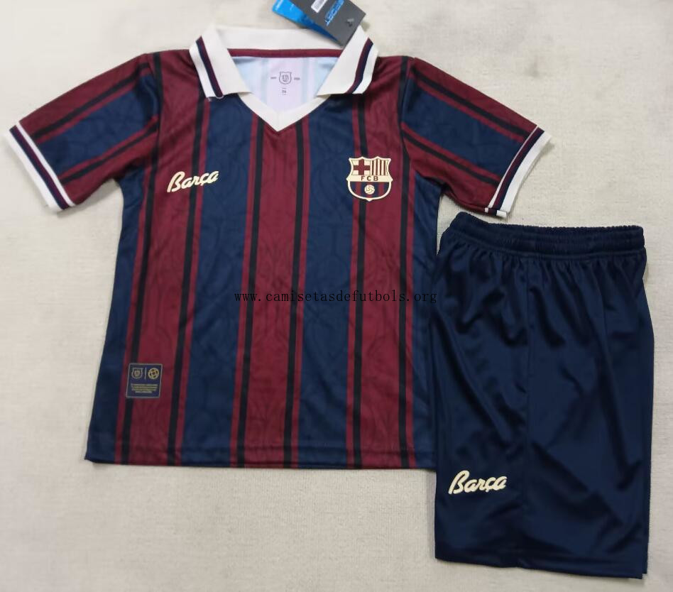 Camiseta Barcelona 2025 125th Niño Formidable gangaza, llévatelo en toda la red