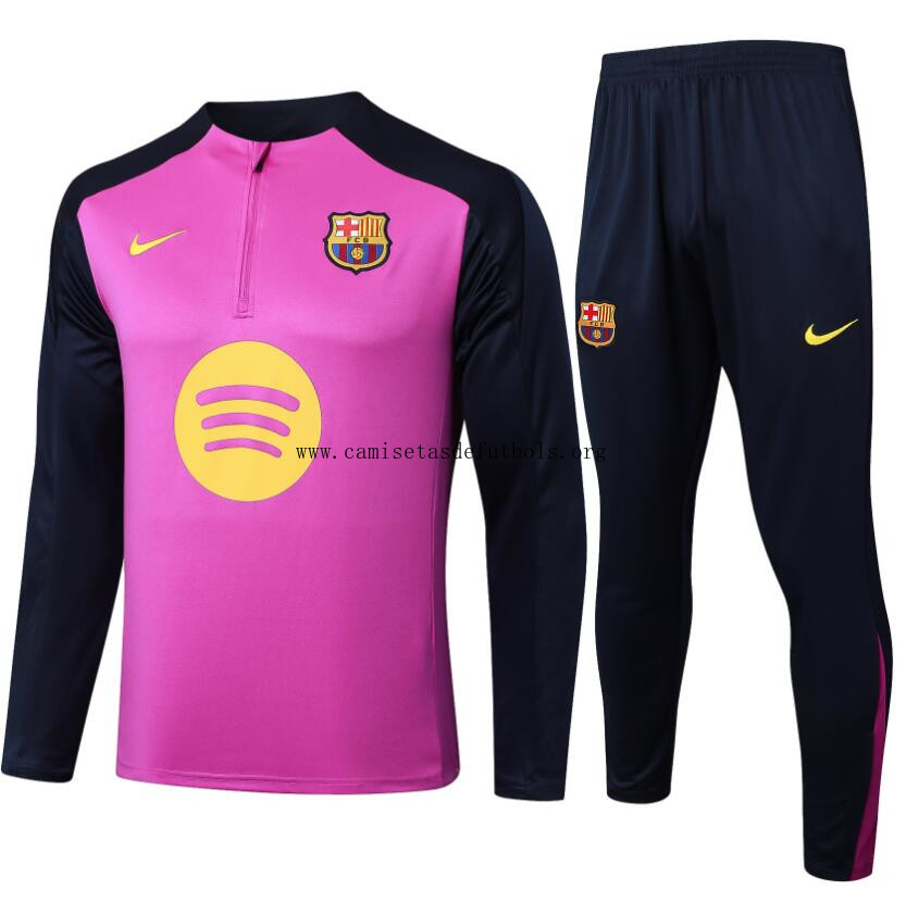Chandal Barcelona (Hombre/Niño) 25/26 Púrpura + Pantalones ¡¡Qué liquidación, benefíciate!