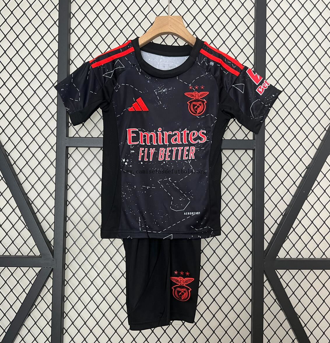Camiseta Sport Lisboa E Benfica Fc Segunda Equipación 24/25 Niño Rebajado ganga, paga menos por tiempo limitado