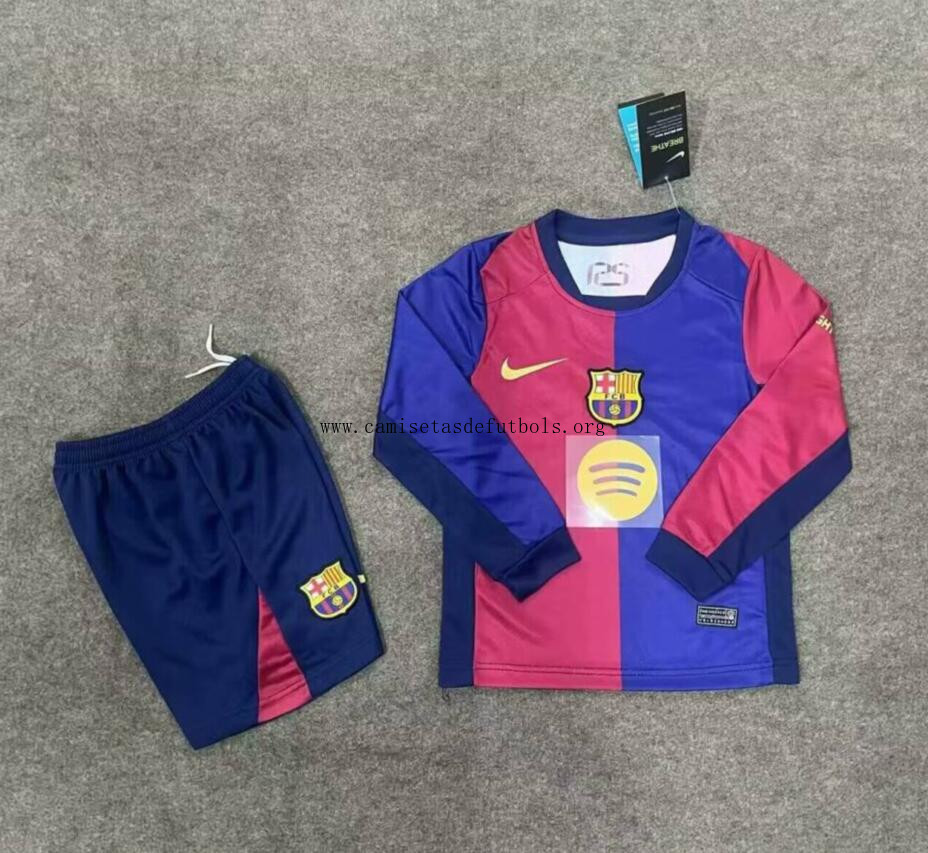 Camiseta Barcelona Fc Primera Equipación 24/25 ML Niño Pide ahora este rebajón humilde