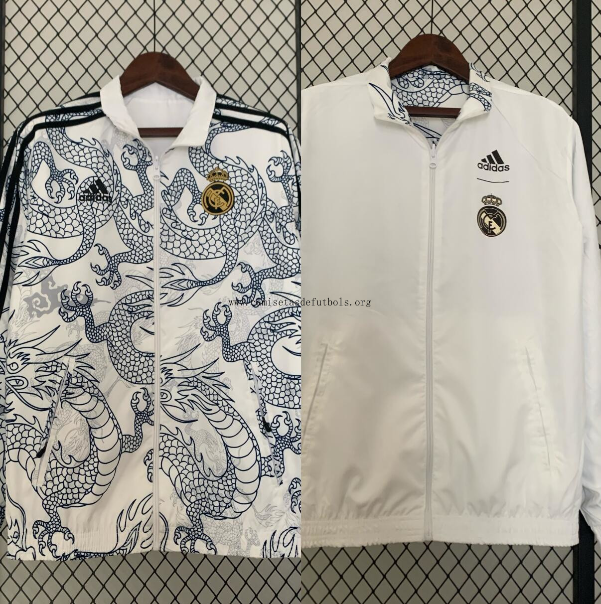 Chandals Real Madrid 2024 Gabardina Reversible Benefíciate este ahorro alucinante