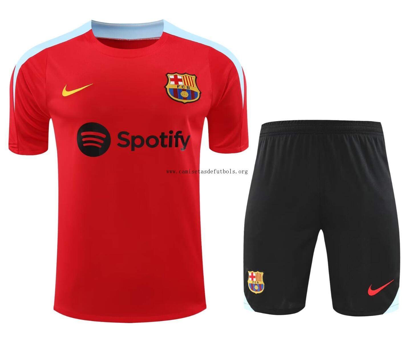 Camiseta B-arcelona Fc Pre-Match Roja 24/25 + Pantalones ¡¡Vaya bicoca, paga menos!