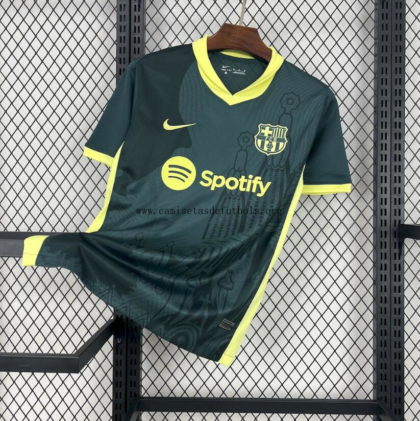Camiseta Barcelona Fc Green Pre-match 2024/2025 Paga menos este descuento magnífico