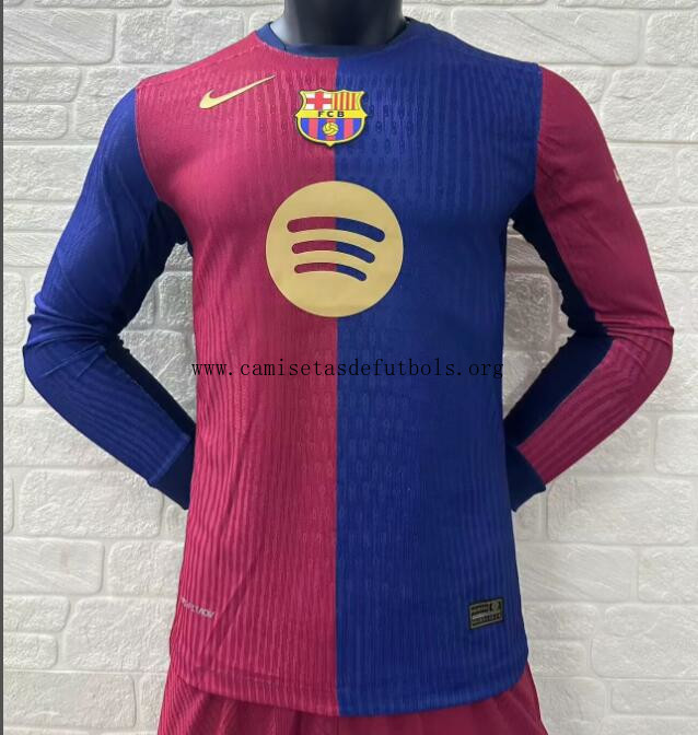 Camiseta B-arcelona Fc New Sponsors 24/25 ML Barato preciaco, paga menos por tiempo limitado