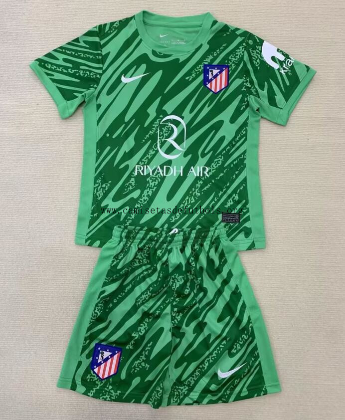 Camiseta Atlético Madrid Portero (Hombre/Niño) Verde 2025 Corre a por él este preciaso insuperable