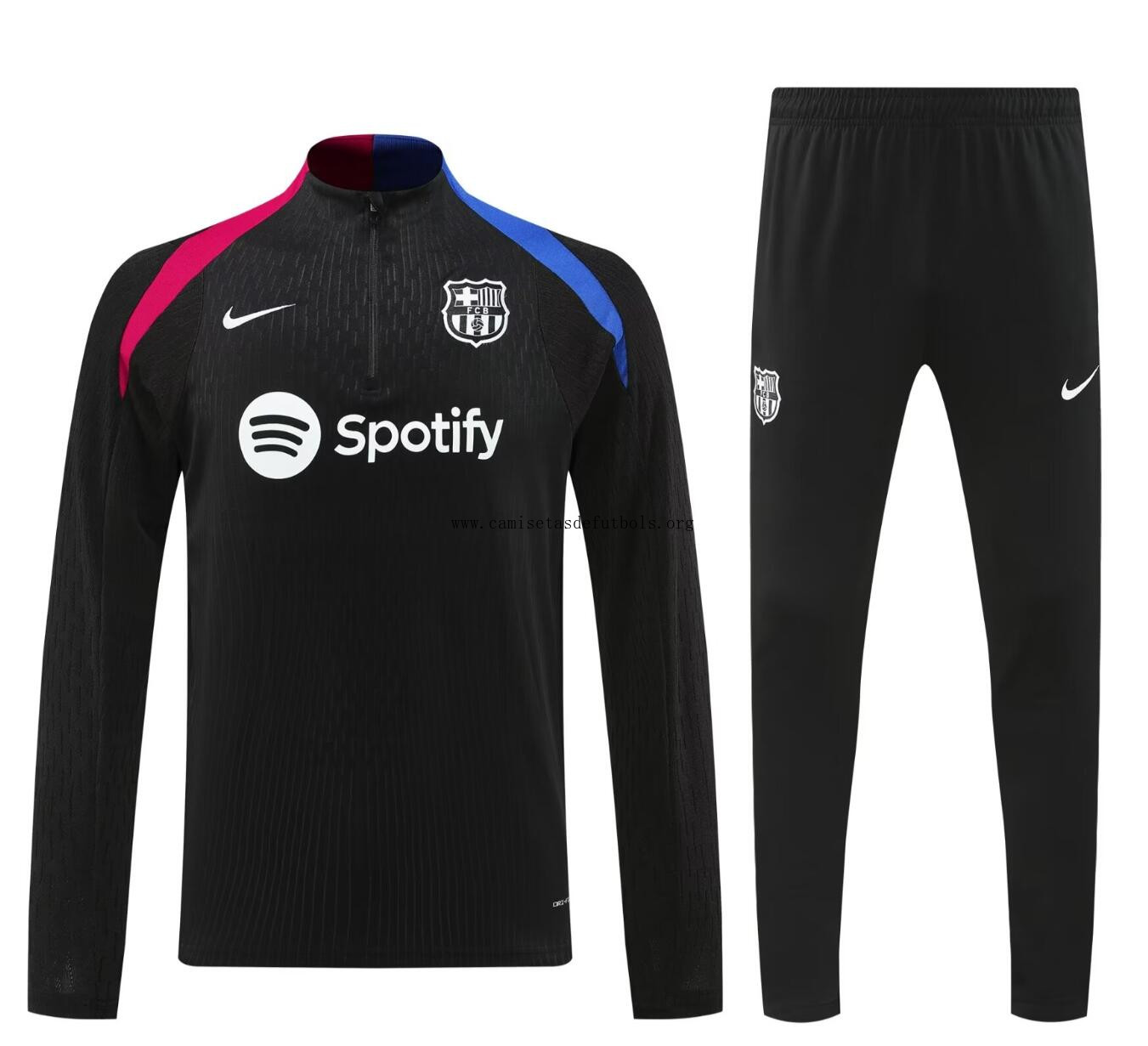 Chandals B-arcelona Negra 24/25 + Pantalones Paga menos este chollazo excelente