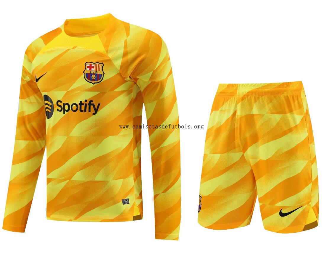 Camiseta Portero B-arcelona Amarillo 23/24 ML Sensacional saldo, activa antes de que se acabe