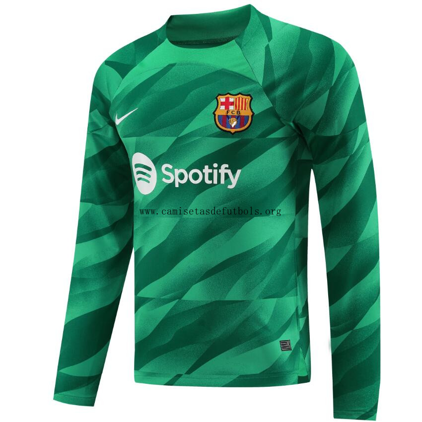 Camiseta Portero B-arcelona Verde 23/24 ML Atrapa este rebaja bestia