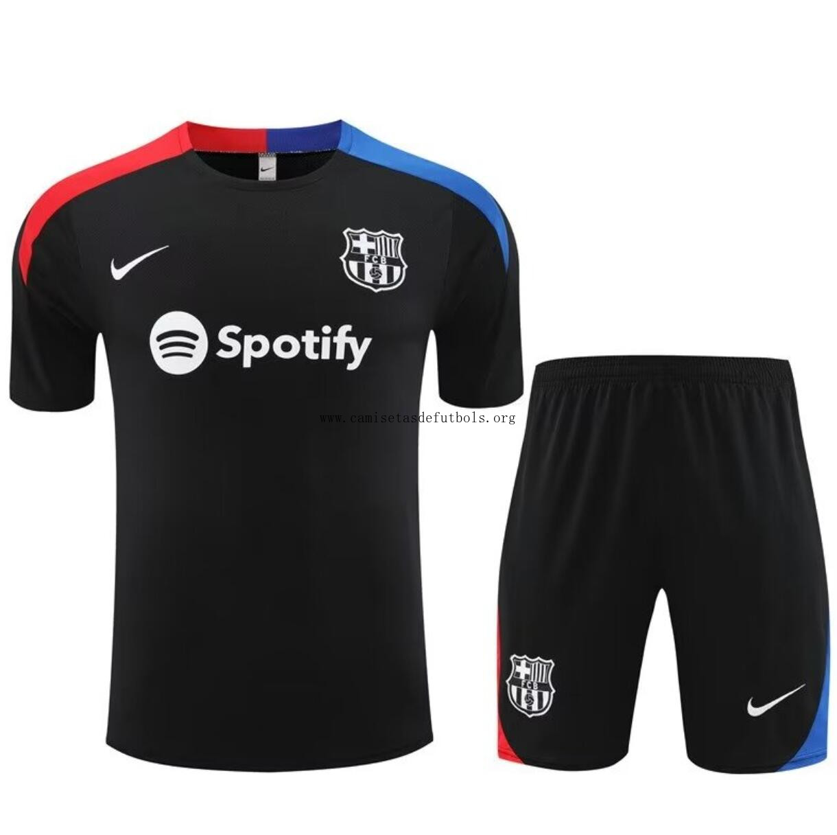 Camiseta FC B-arcelona Pre-Match 2023-2024 Negro + Pantalones Regalado rebajón, agarra de risa