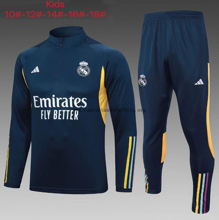 Chandal Entrenamiento Real Madrid 23/24 Armada Niño +Pantalones ¡¡Qué brutal saldo antes de que se acabe!