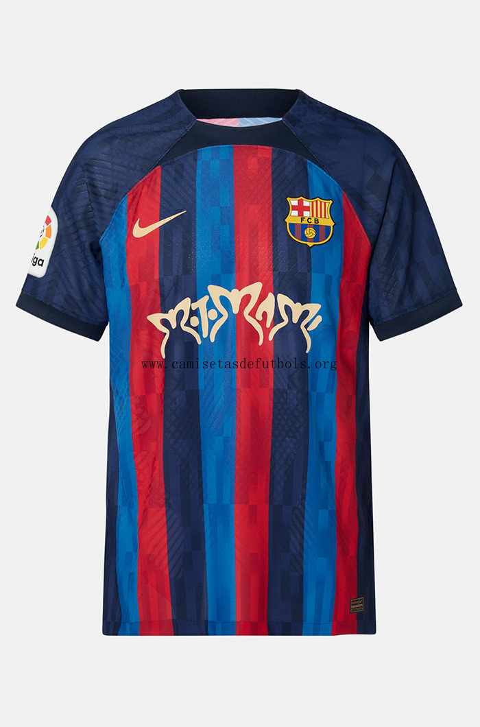 Camiseta Edición Limitada Motomami de Rosalía de la 1a equipación masculina del FC B-arcelona 22/23 ¡¡Cómo barato ofertón más barato que nunca!