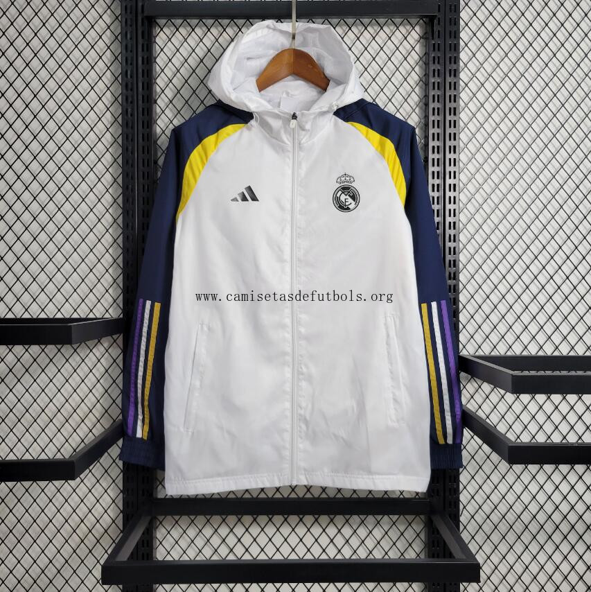 Cortavientos Real Madrid Blanco 2023-2024 Saldo demencial