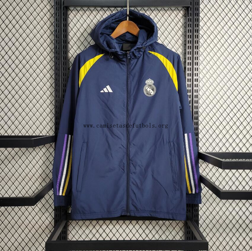 Cortavientos Real Madrid 2023-2024 Reserva este preciaco celestial