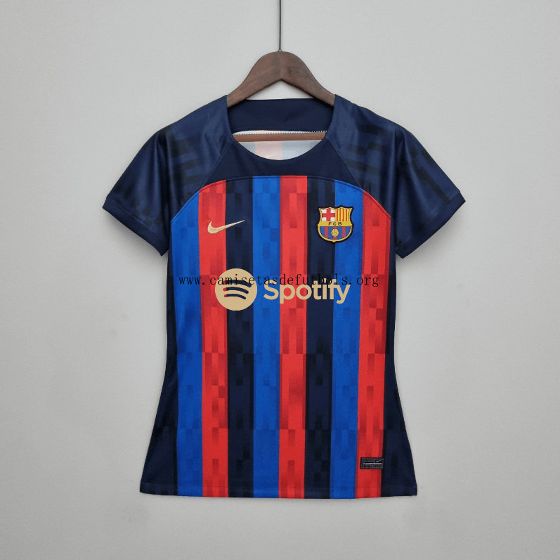Camiseta B-arcelona Primera Equipación Mujer 22/23 Ahorro transparente