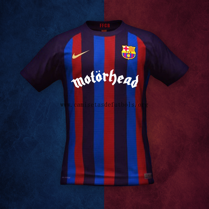 Camiseta BARCELONA Edición Limitada De Motörhead La 1a Equipación Masculina Del FC Oportunidad increíble
