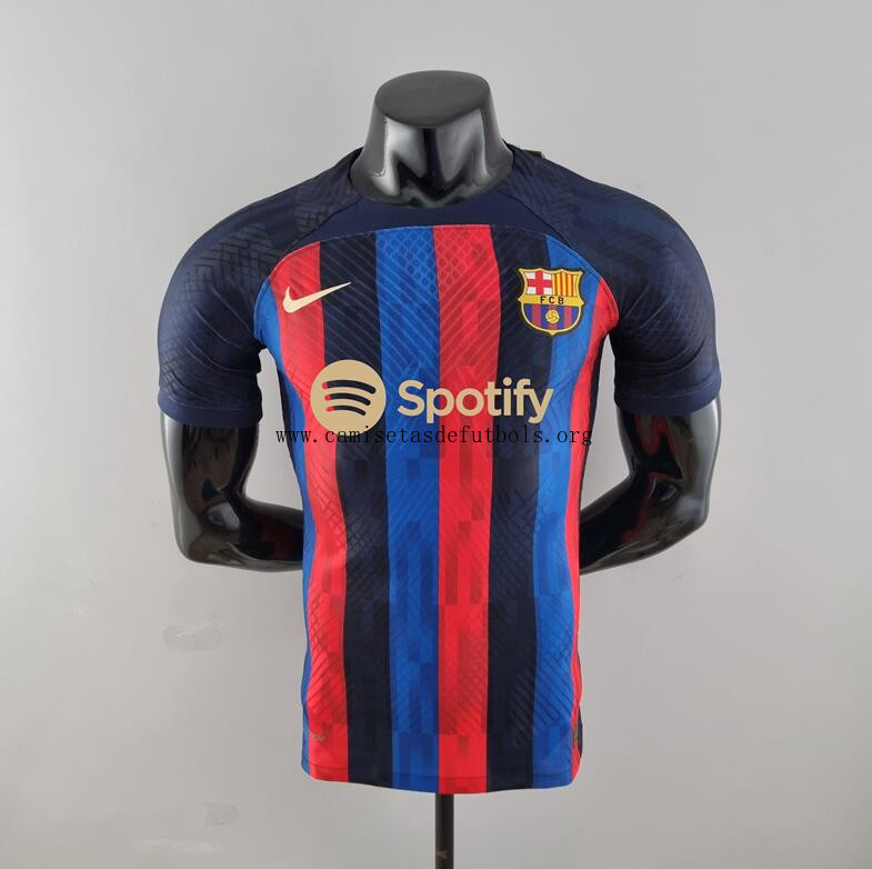 Camiseta B-arcelona Edición Especial Roja Y Azul Authentic 22/23 Justo oferta, aprovéchala ya con devolución gratis
