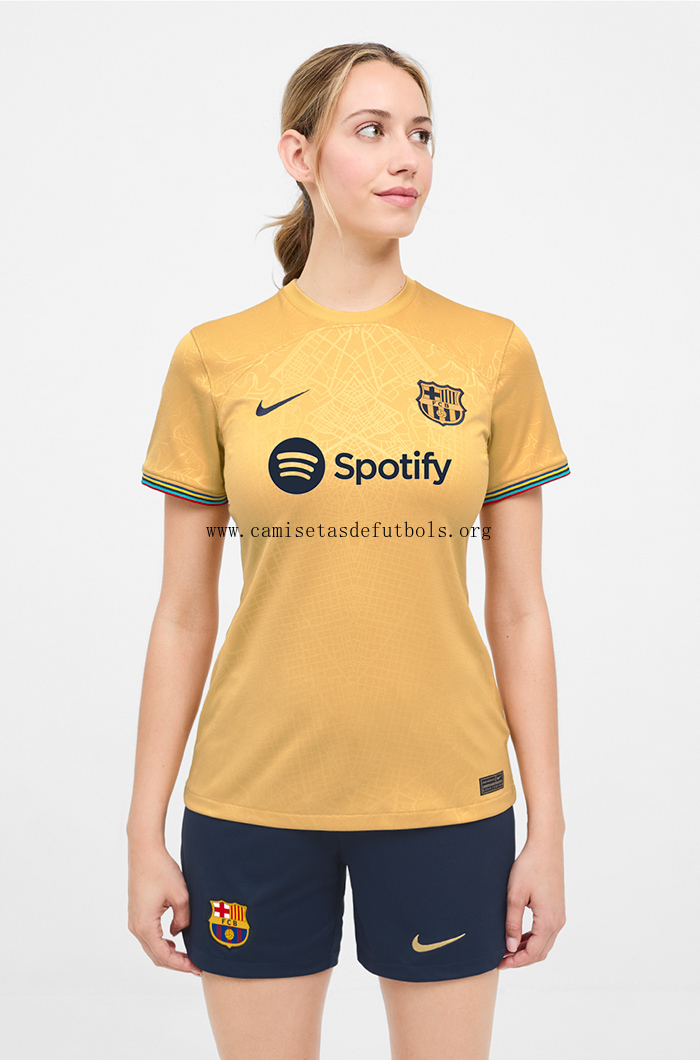 Camiseta Fc B-arcelona Segunda Equipación 2022-2023 Mujer ¡¡Qué insuperable ahorro hasta fin de existencias!