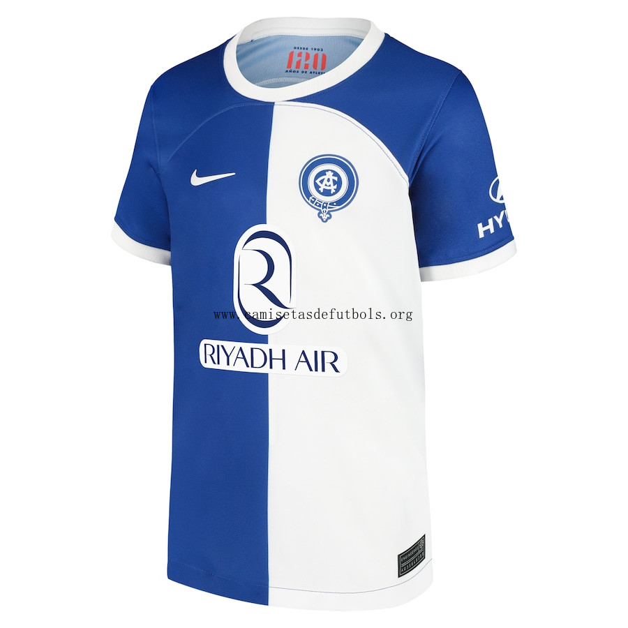 Camiseta 2ª equipación del Atlético de Madrid 2023-24 Niño No lo pienses en toda la red