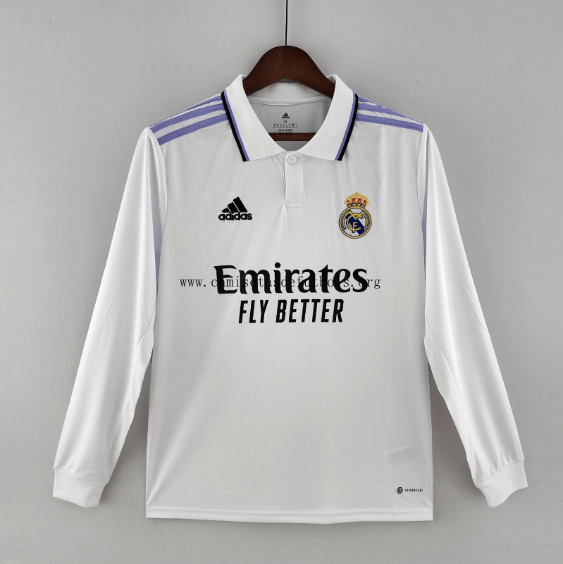 Camiseta Real Madrid Primera Equipación 22/23 ML ¡¡Ni te imaginas estupendo chollo más barato que nunca!