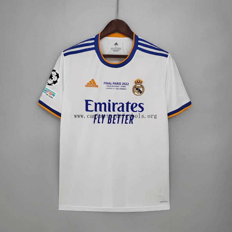 Camiseta Real Madrid Primera Equipación 21/22 Final No lo dejes escapar sin intermediarios