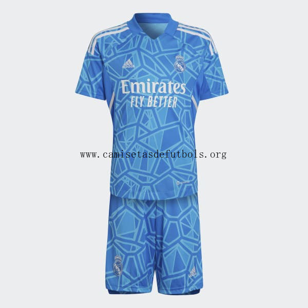 Conjunto Portero Primera Equipación Real Madrid Portero 22/23 Niño ¡¡Qué transparente ganga de outlet!