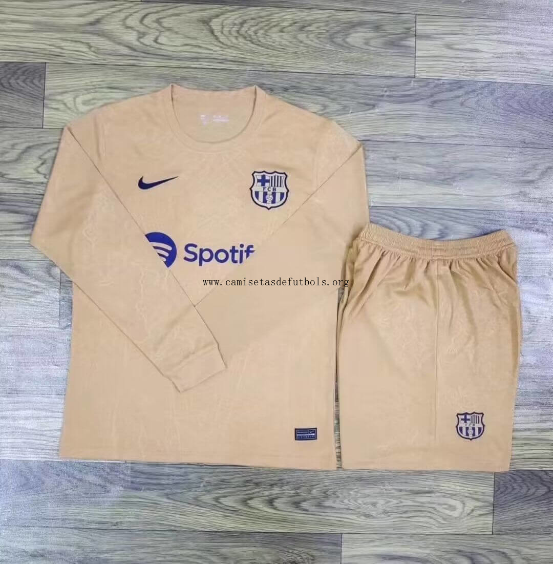 Camiseta 2ª equipación FC B-arcelona 22/23 ML Chollo magnífico de la temporada