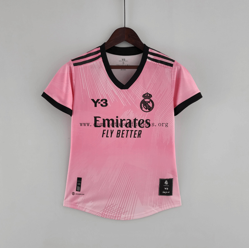 Camiseta Y-3 Real Madrid 120th Anniversary Rosa Mujer Milagroso chollo, no lo pienses más barato que nunca